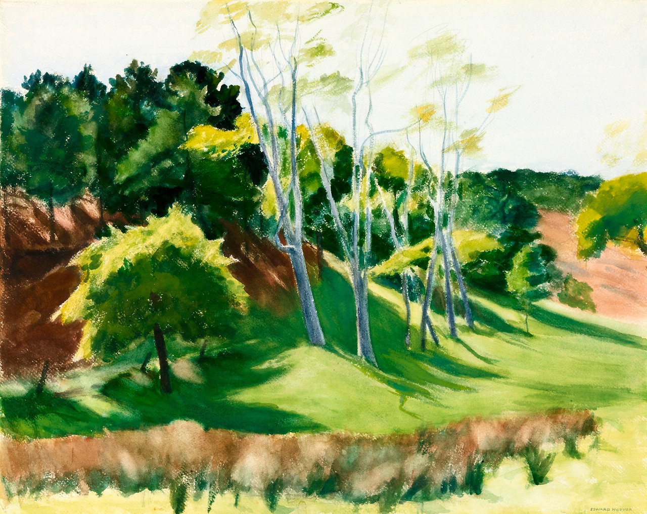 Spindley Locusts  1936. Watercolor and pencil on paper. 51,4 x 65,4 cm. Private collection.jpg
