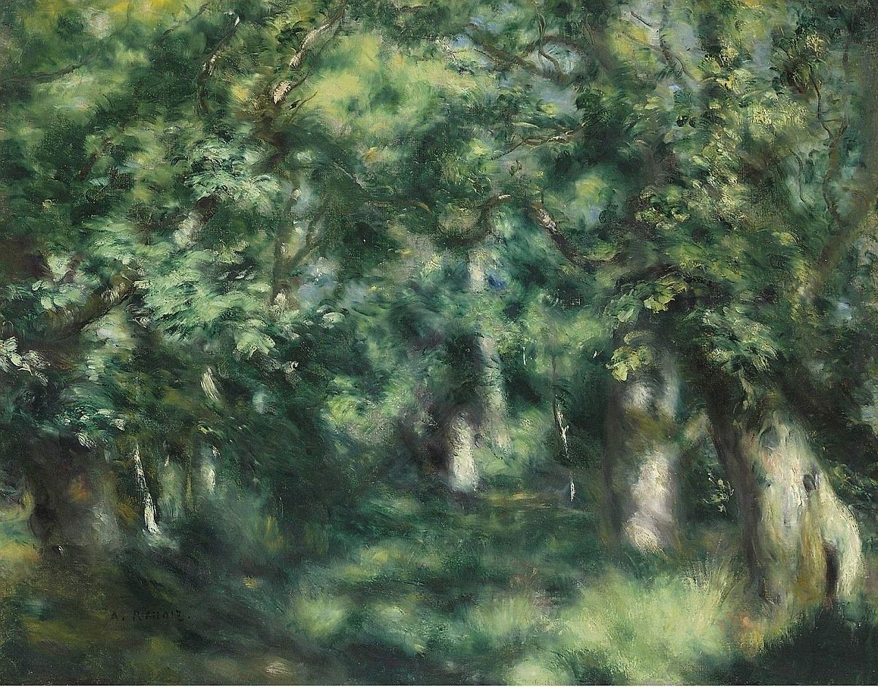 1864 Renoir Sous-Bois Foret à Fontainebleau(private collection).jpg