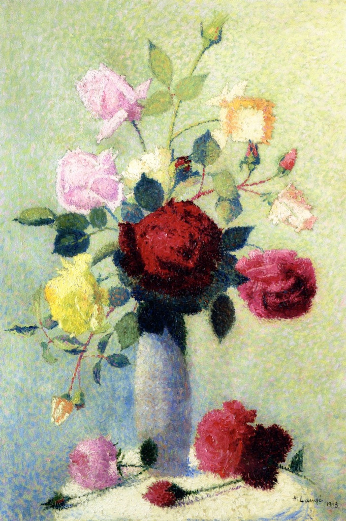 Achille Laugé - Vase of Roses.jpg