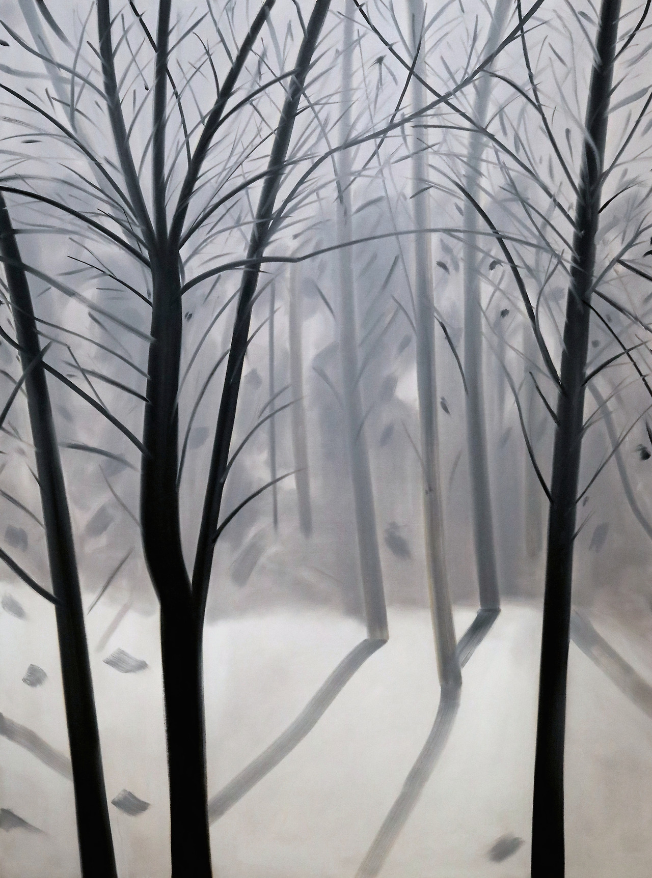Alex Katz 1927 New York January snow 1993 Musée Munich Brandhorst.jpg