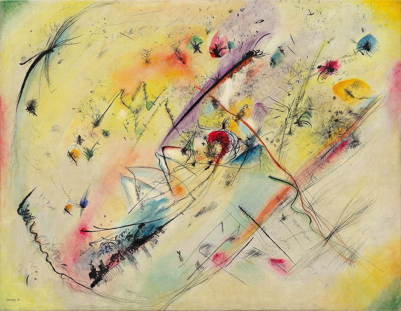 Wassily Kandinsky (1866–1944), Light Picture, 1913  Wassily Kandinsky (1866–1944)  Light Picture  1913     Oil and natural resin on canvas  77.8 x 100.2 cm     Guggenheim Museum, New York.jpg