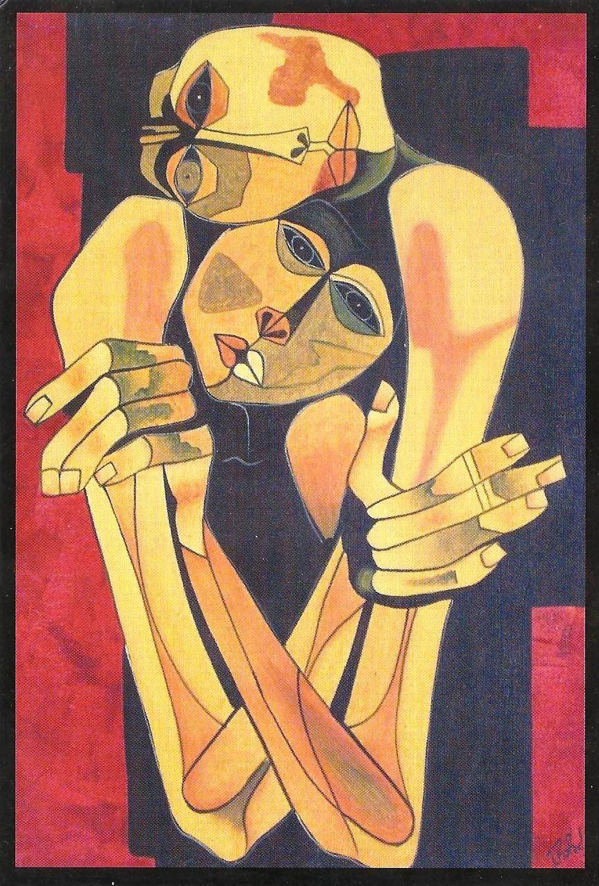 Painting of Oswaldo Guayasamin - Collection - %22the age of tenderness.jpg