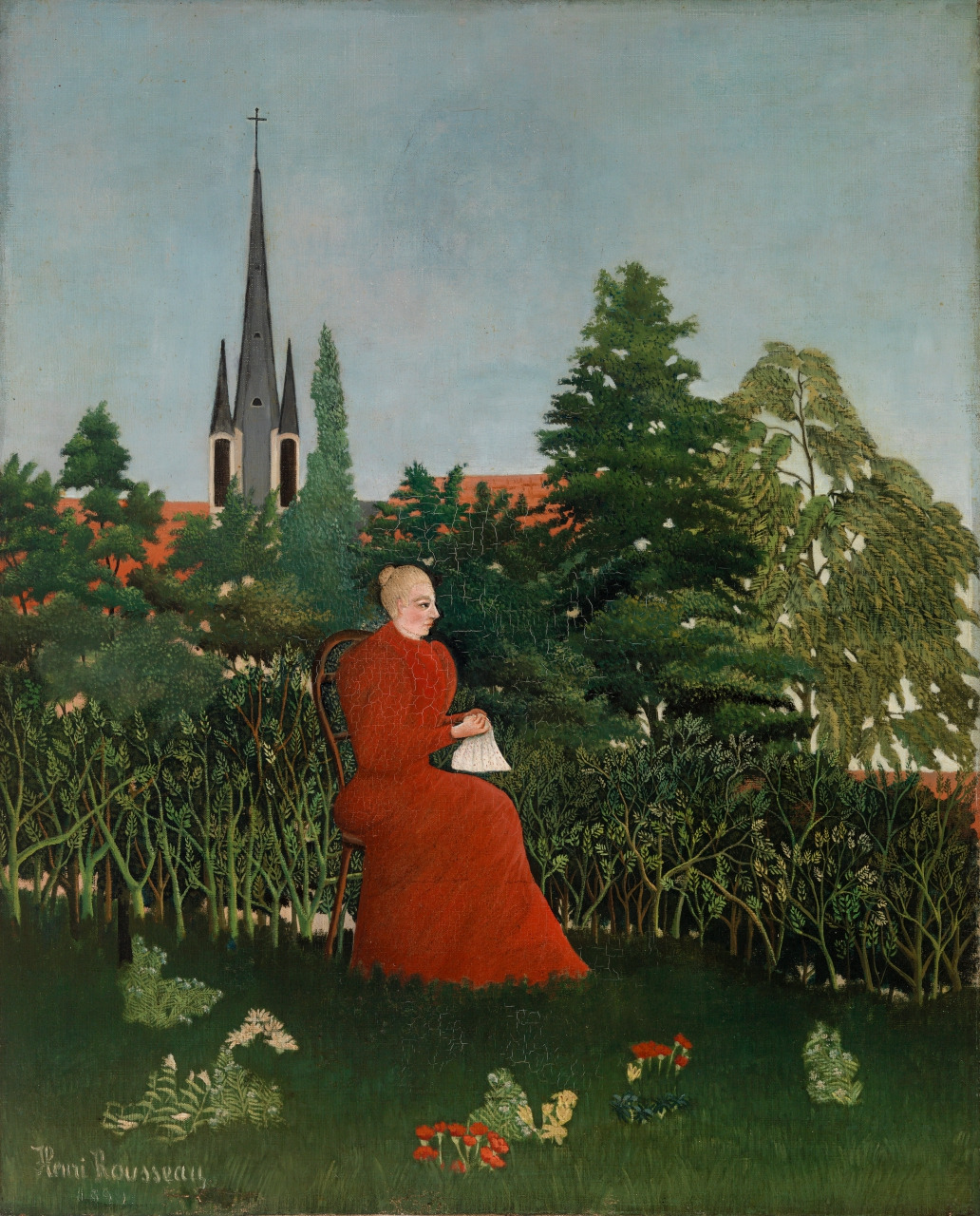 마크로스코 액자 버전 Portrait de femme dans un paysage  c. 1893-1896. Oil on canvas. 100,3 x 80,6 cm. The Barnes Foundation, Philadelphia.jpg