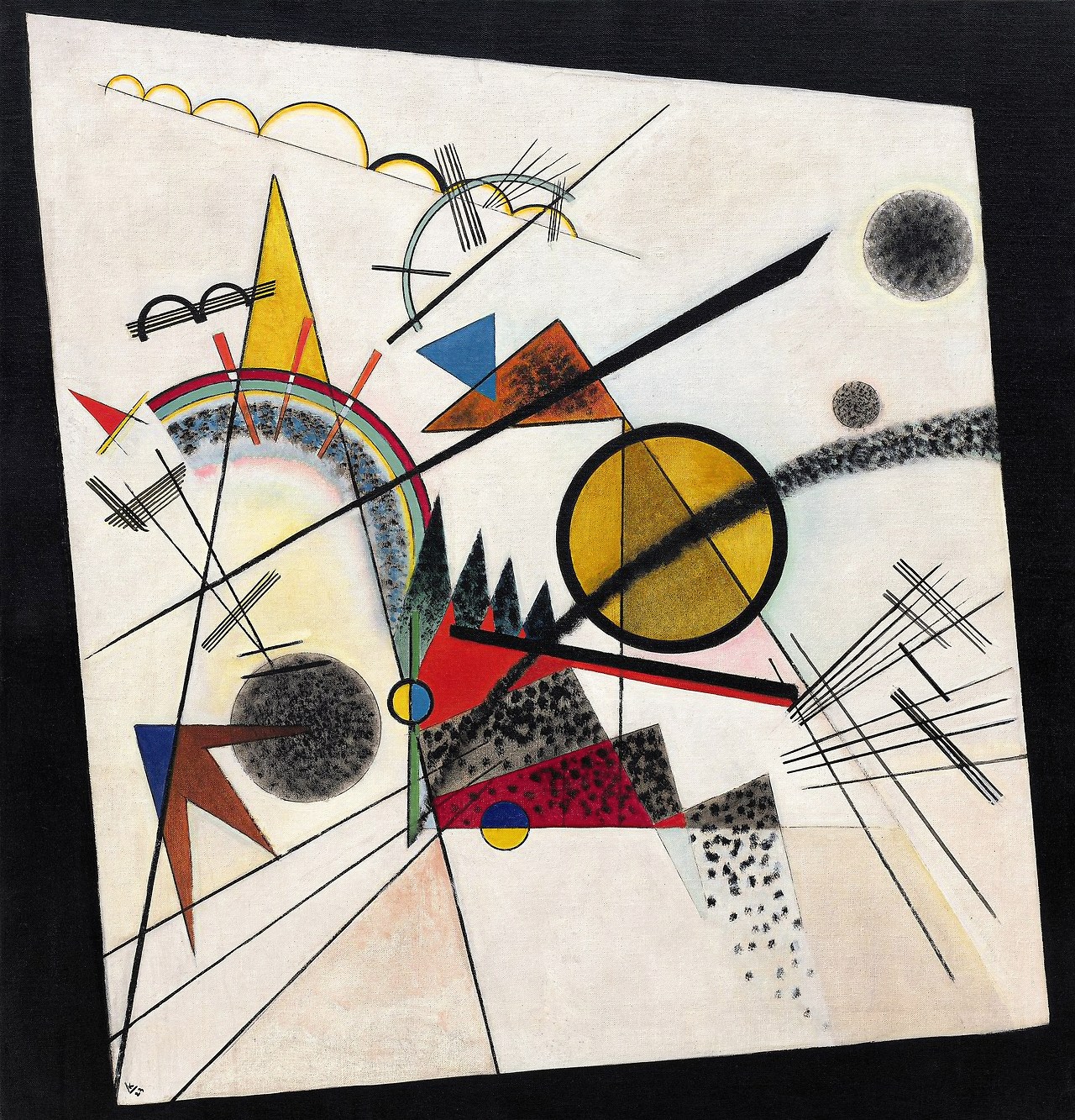 Wassily Kandinsky (1866–1944), In the Black Square, 1923  Wassily Kandinsky (1866–1944)  In the Black Square  1923     Oil on canvas  97.5 x 93.3 cm     Guggenheim Museum, New York.jpg