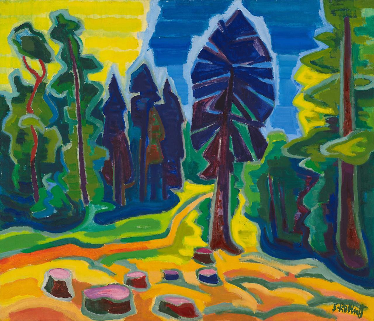 schmidt-rottluff-karl---berlino---brucke-museum---waldlandschaft-mit-tanne-1950-olio-su-tela-87-x-101-cm_51509696596_o.jpg