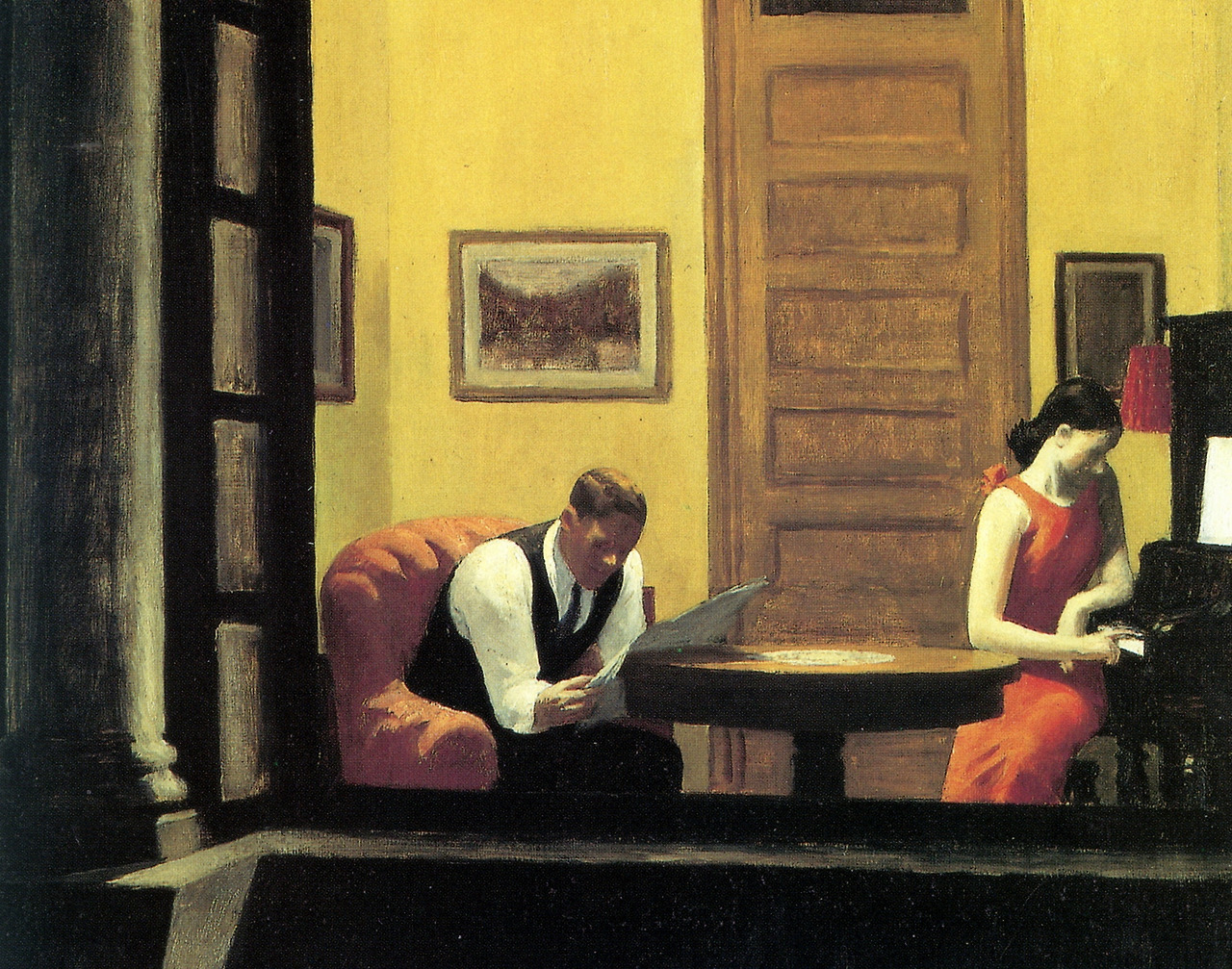 Room in New York  1932. Oil on canvas. 73,7 x 91,4 cm. Sheldon Museum of Art, Lincoln. H-16.jpg