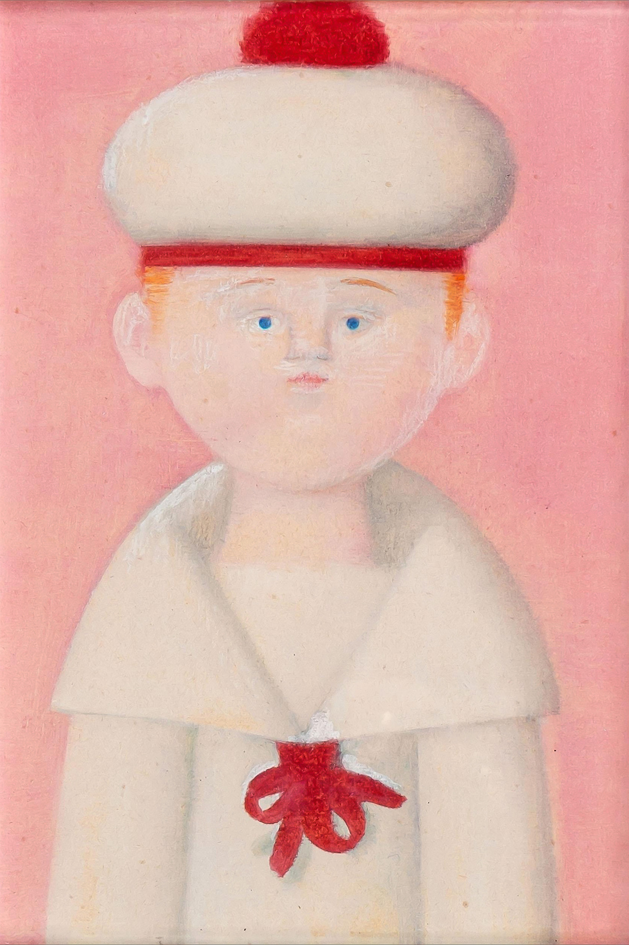 Bueno Anton - Collezione Privata - Marinaretto (1980c.) (olio e pastello su carta applicata su cartone 25 x 16,8 cm).jpg