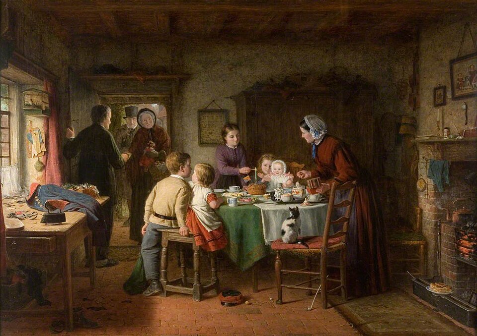 Frederick_Daniel_Hardy_(1827-1911)_-_Baby's_Birthday_-_OP371_-_Wolverhampton_Art_Gallery.jpg