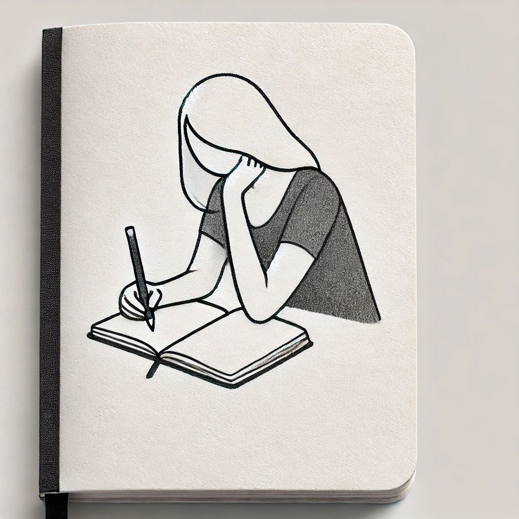 re _0014_DALL·E 2025-02-16 21.55.48 - A minimalistic pencil sketch of a person writing in a gratitude journal. The perso.jpg