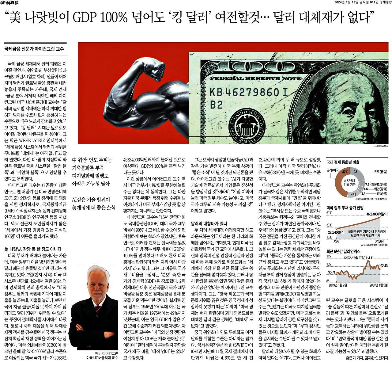 2024-01-12_아이컨그린인터뷰..ai 발전이 킹달러 뒷바침..jpg