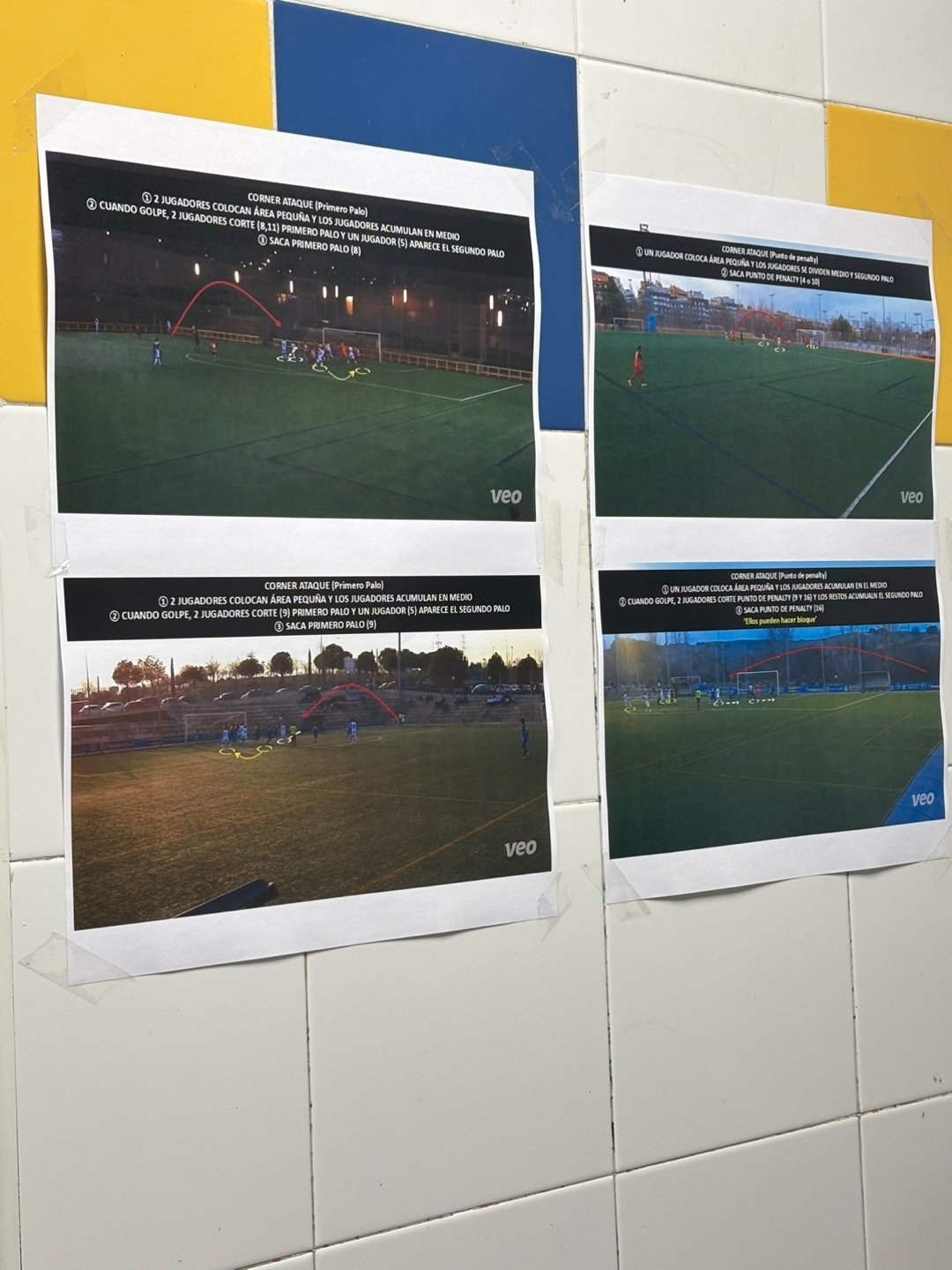 Football training session in progress
