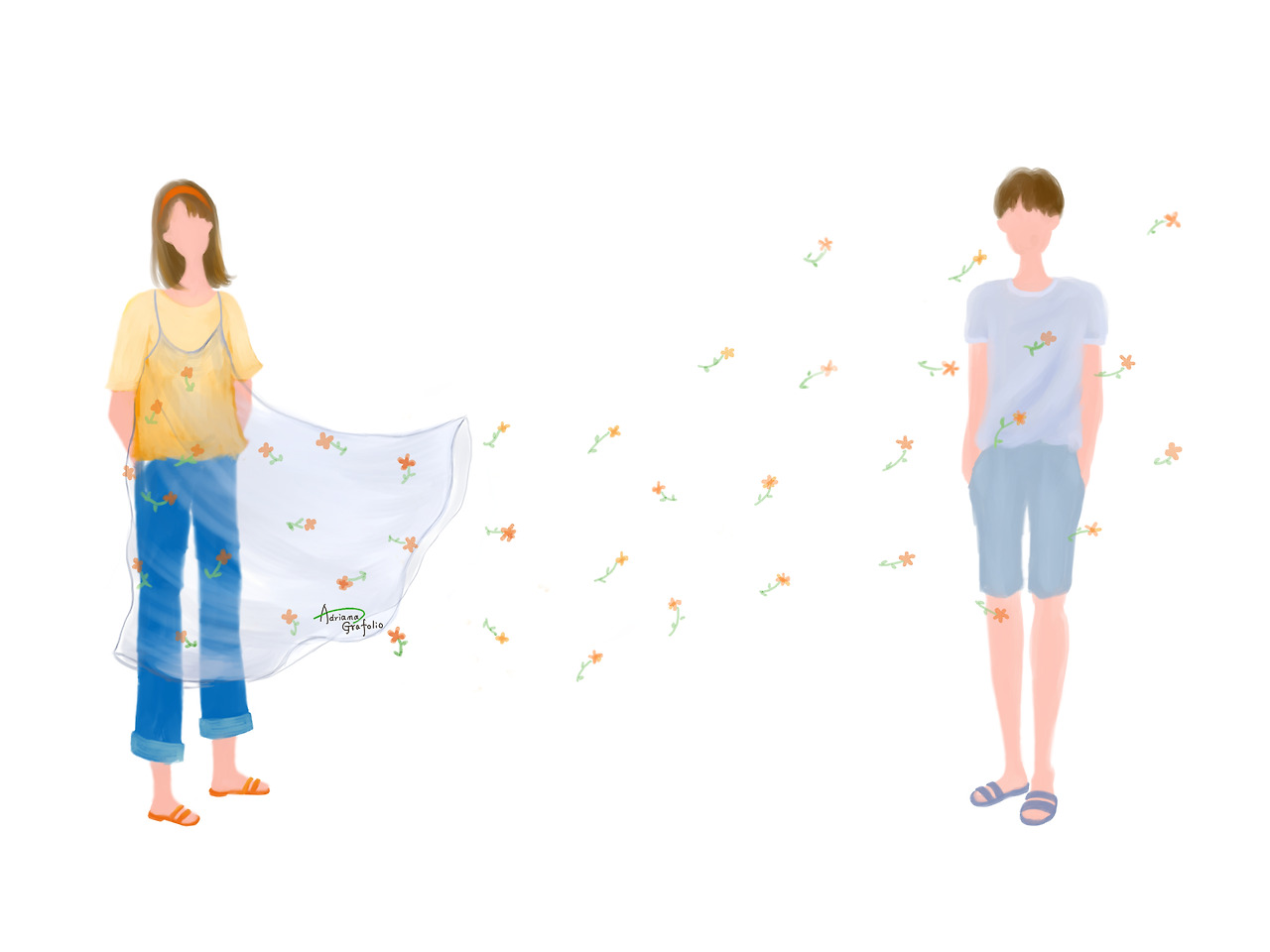 주황색꽃 커플.jpg