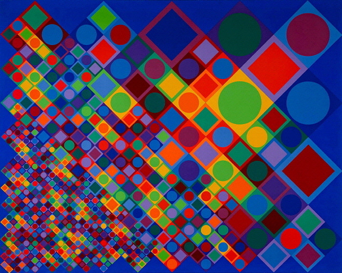 [포맷변환][크기변환]Victor Vasarely, 1964-1974, Marsan-2, Vasarely Museum, Budapest.jpg