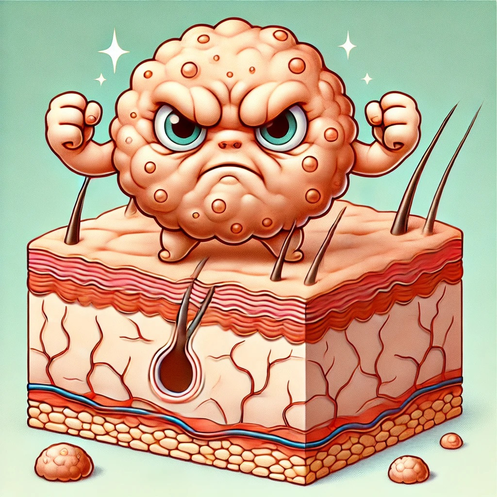 DALL·E 2025-04-14 11.43.37 - A detailed and creative cartoon  layers. Show a cross-section of the.jpg