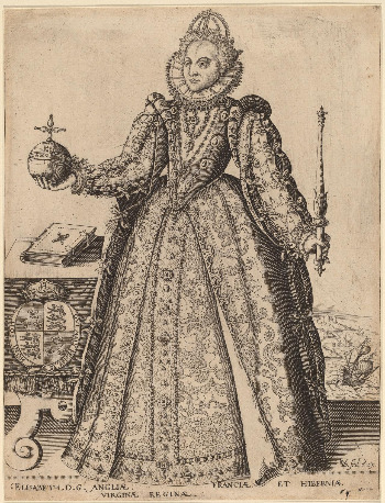 1601년의 엘리자베스 1세 Christoffel_van_Sichem_I,_Elizabeth,_Queen_of_Great_Britain,_published_1601,_NGA_38052.jpg