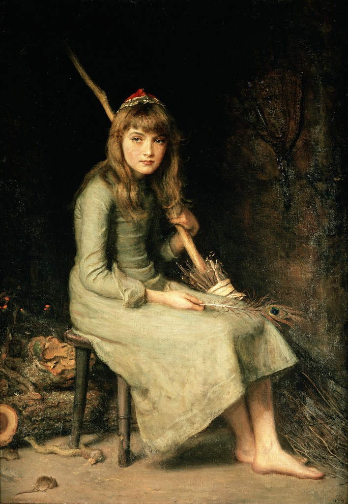 신데렐라 - 존 에버렛 밀레이 John_Everett_Millais_-_Cinderella(1881).jpg