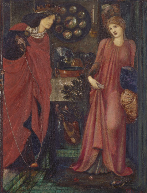 아름다운 로자몬드와 엘레노아 여왕 에드워드 번 존스 Edward_Burne-Jones_-_Fair_Rosamund_and_Queen_Eleanor_-_Google_Art_Project.jpg