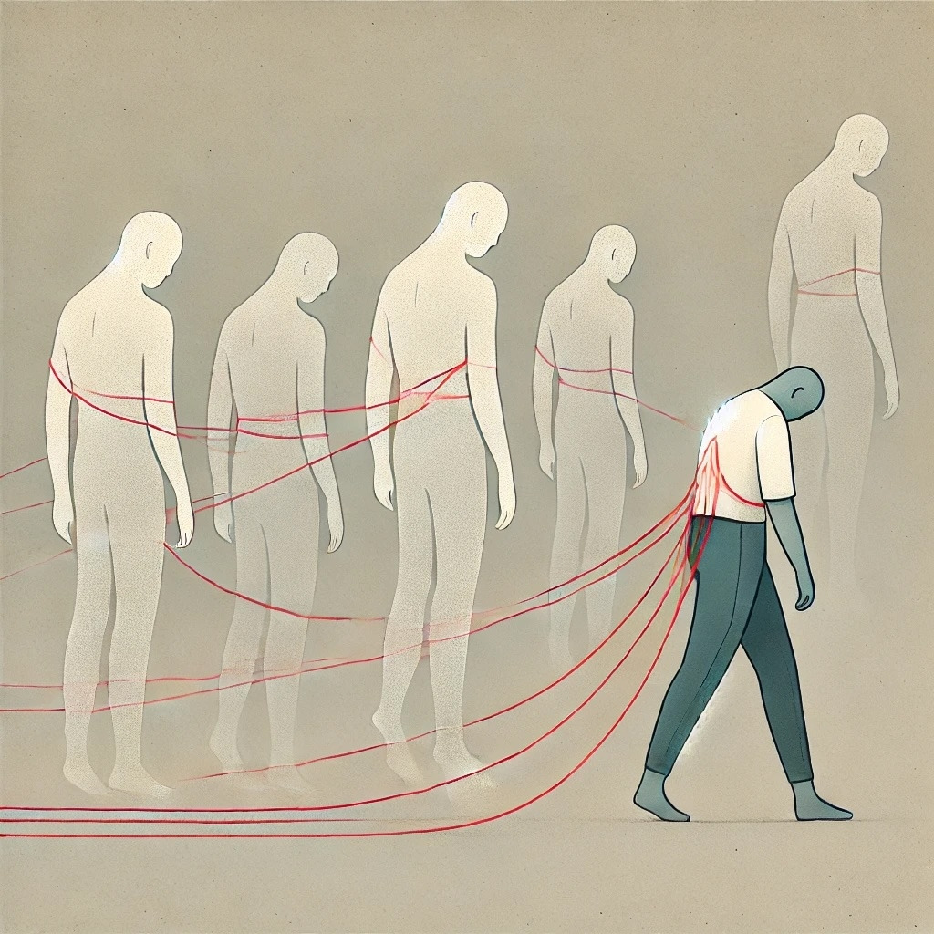 조상들의짐을-짊어지고가는 사람.jpg