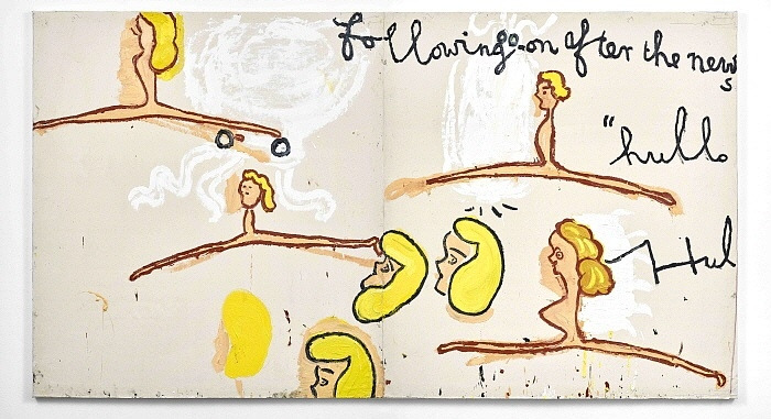 Hullo, Hullo, Following-on After the News, 2017, Rose Wylie (Photo by Soon-Hak Kwon).jpg