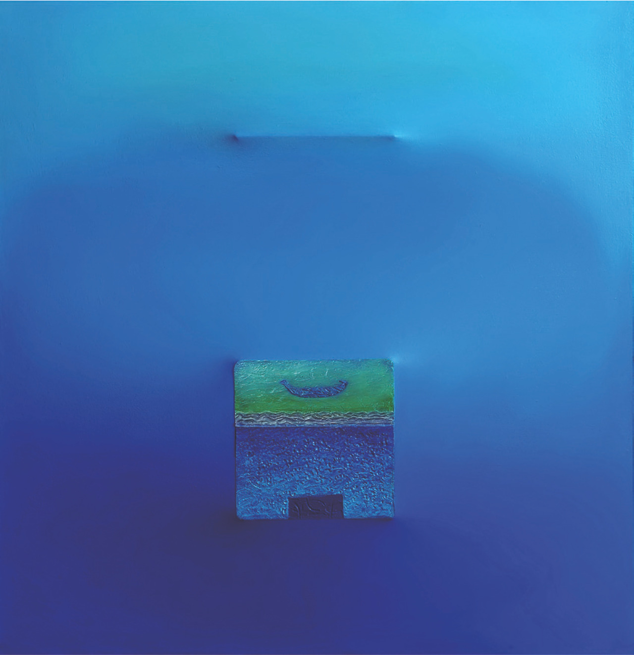 Ocean Seas, 96.5x93.9x12cm, Mixed Media Oil on Canvas, 2021.jpg