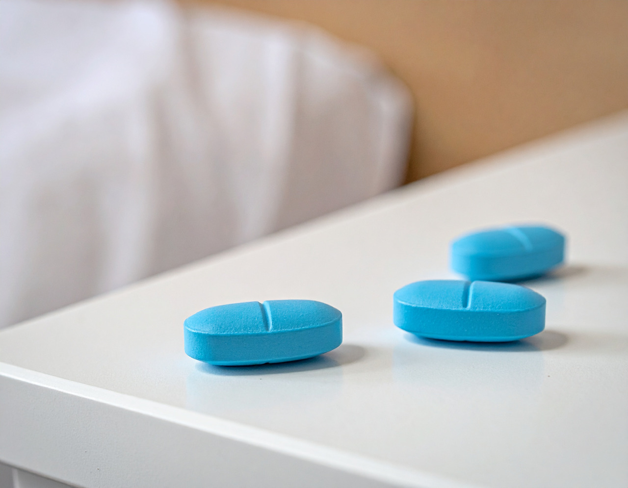 Firefly_There were three or four blue pills on the bedside drawer. 137569.jpg
