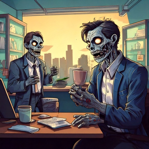 Firefly The people in the office are drinking coffee and slowly turning into zombies. 34104.jpg