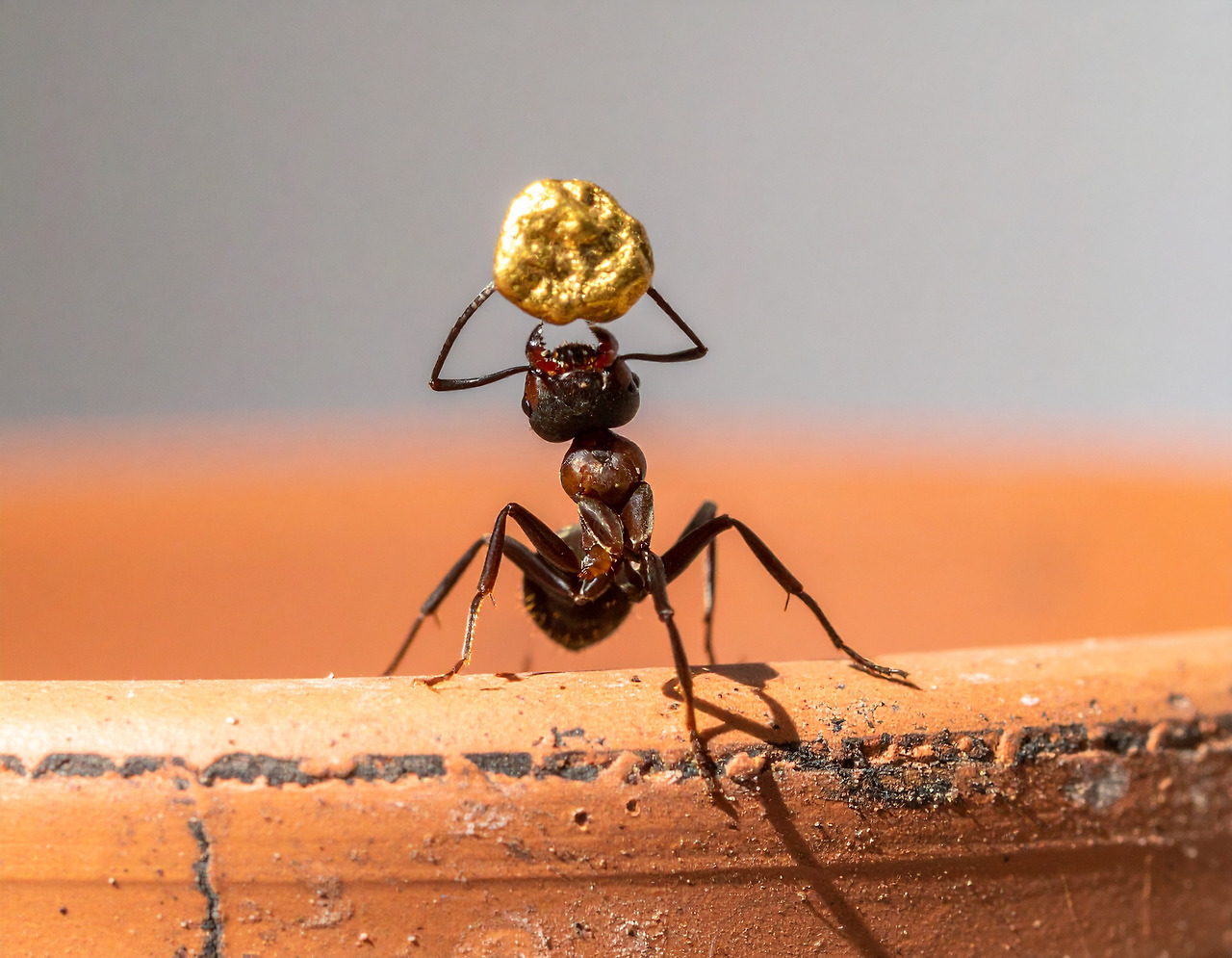Firefly An ant, limping with a broken leg, looks up at the sky from a dry flower pot and takes a nug (1).jpg