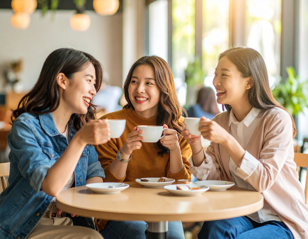 Firefly_In a beautiful cafe with a nice interior, young and pretty Koreans are gathered here  624485.jpg