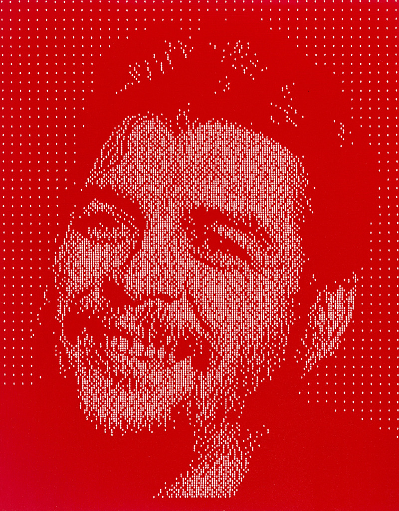 이동재, Icon, 캔버스에 쌀, 아크릴물감, 162×130.3cm, 2006.jpg