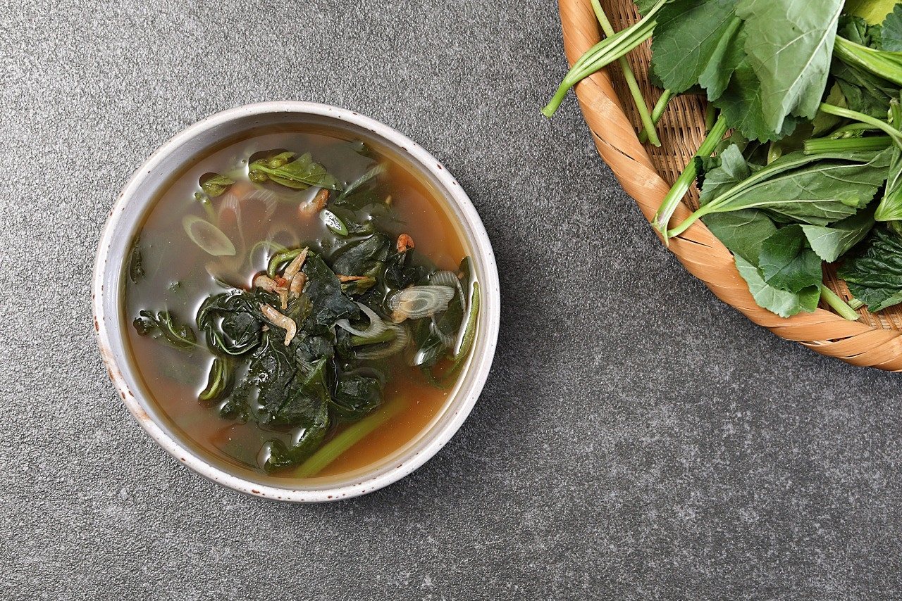 아욱 된장국 끓이는법, 효능