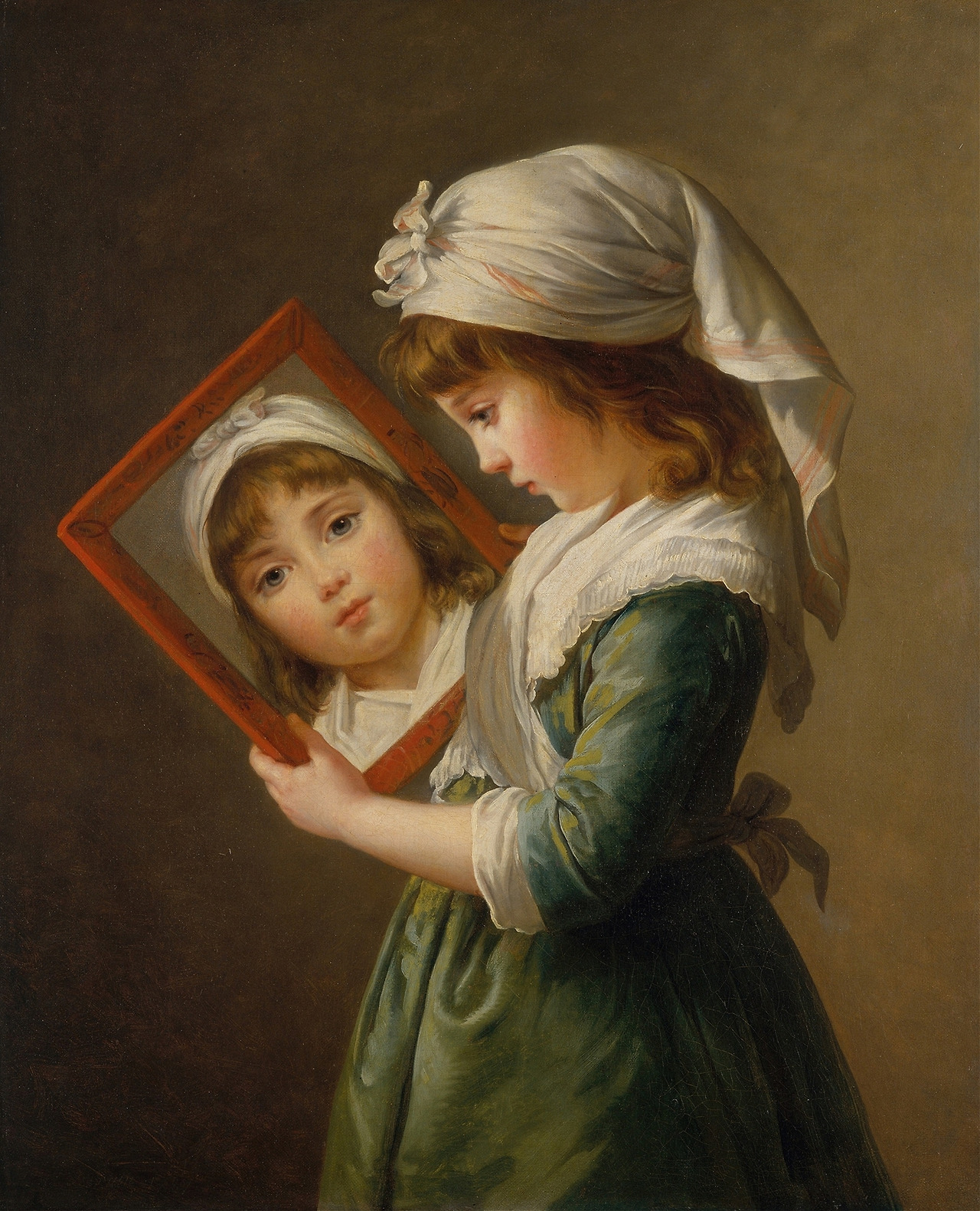 Julie Le Brun Looking in a Mirror (1787).jpg