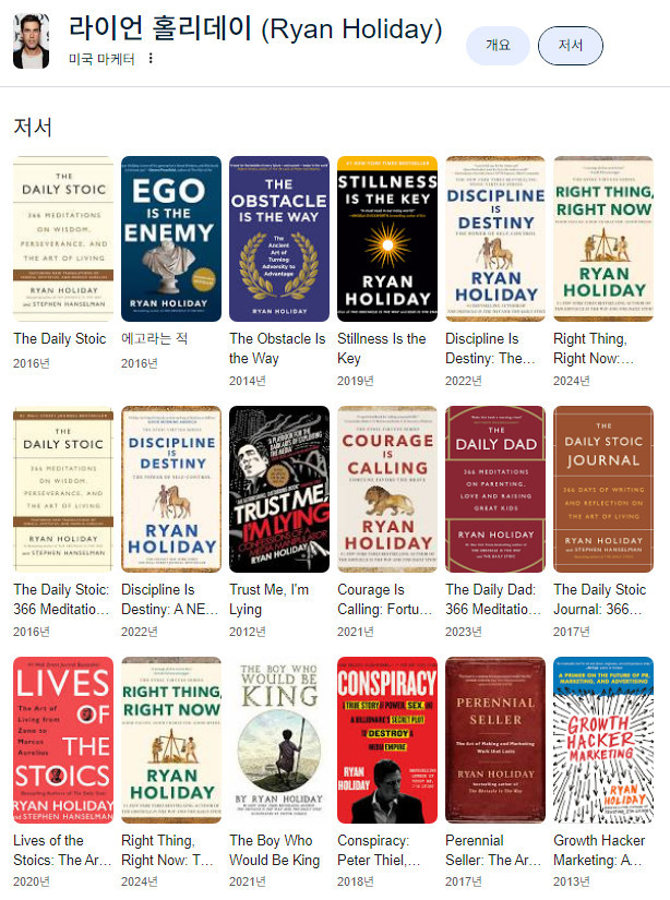 라이언 홀리데이 (Ryan Holiday)의 책들.jpg