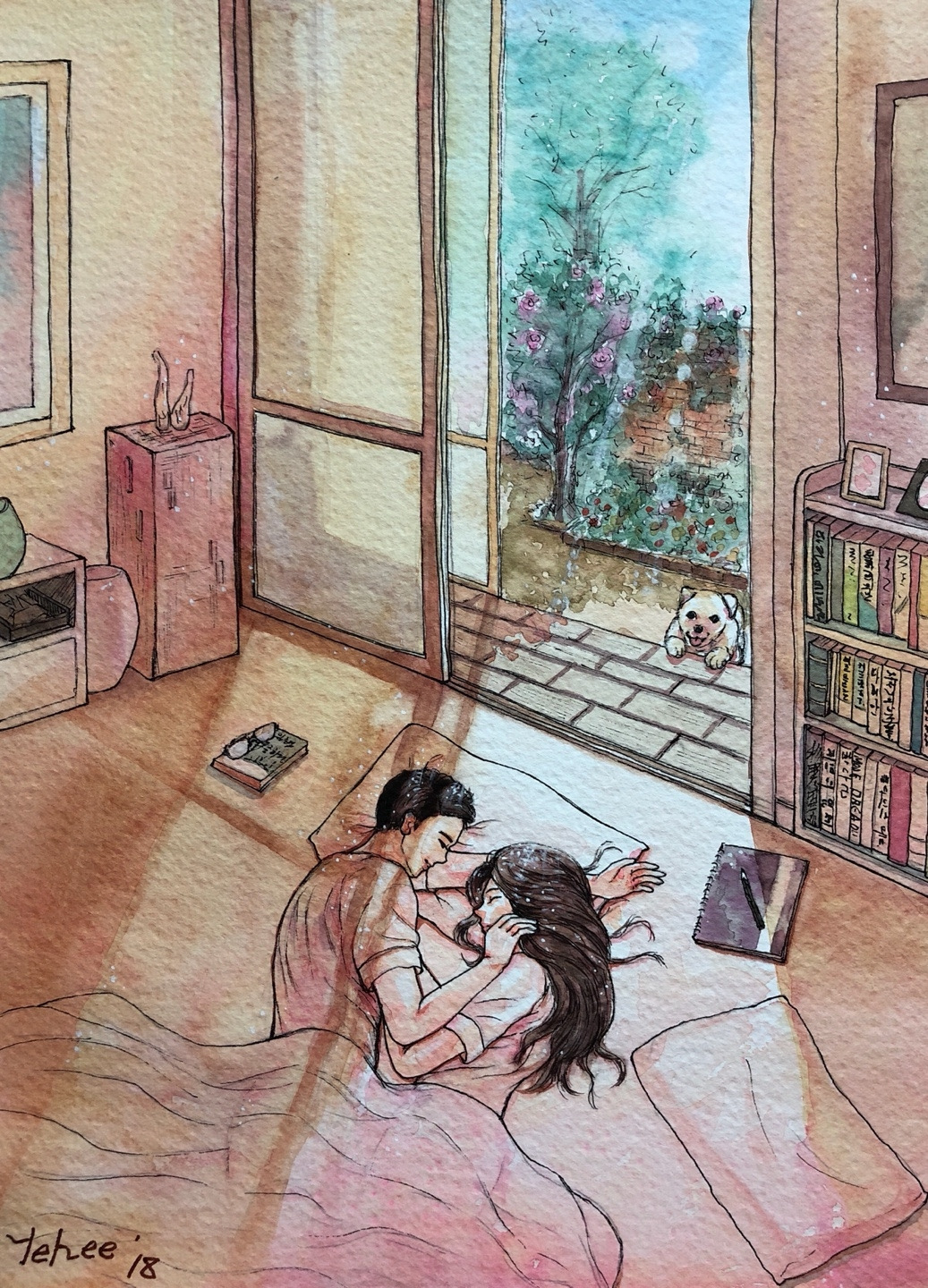 잠자는거 보는.jpg