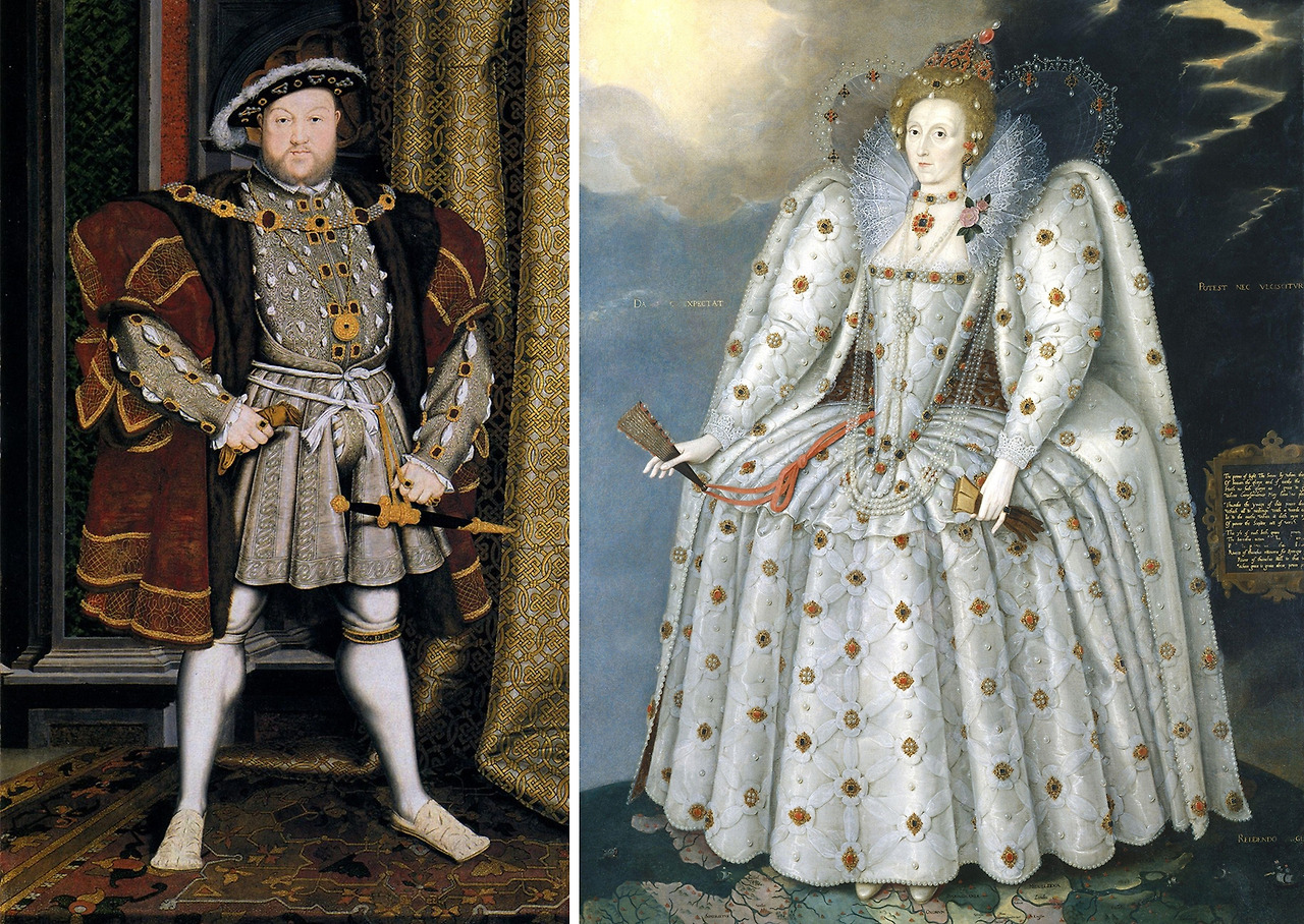 헨리 8세, 엘리자베스 1세.jpg