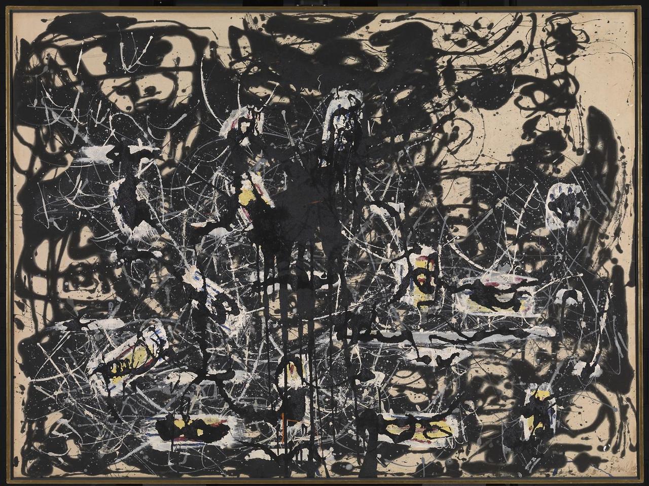 Jackson Pollock. Yellow Islands, 1952,.jpg