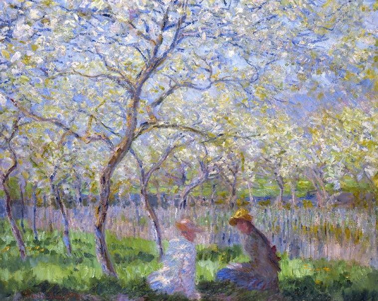 Monet painting spring Fitzwilliam Museum, Cambridge, UK.jpg