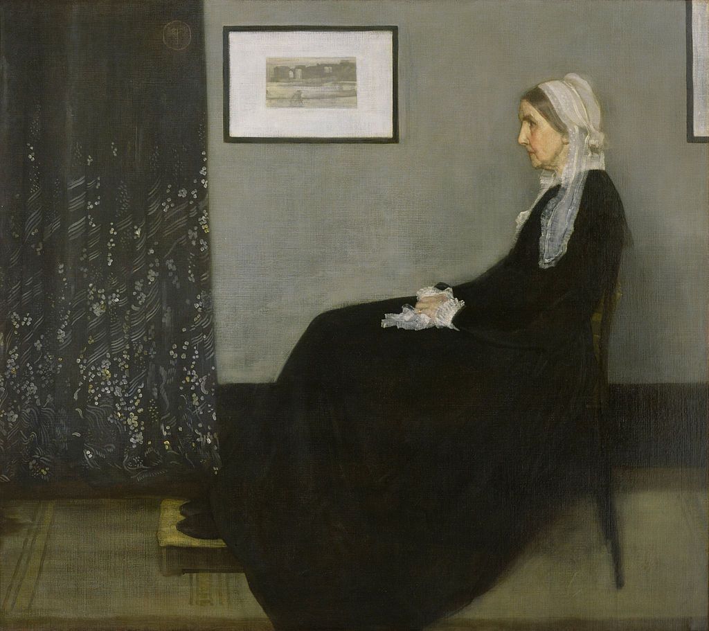 James Abbott McNeill Whistler, Portrait of the Artist's Mother, 1871, Musee d'Orsay,.jpg