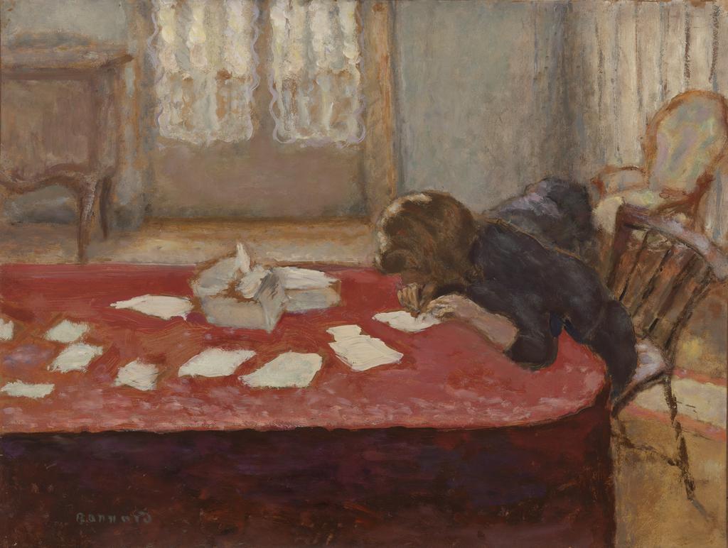 Pierre Bonnard, Young Woman Writing, 1908, Barnes Collection, New York..jpg