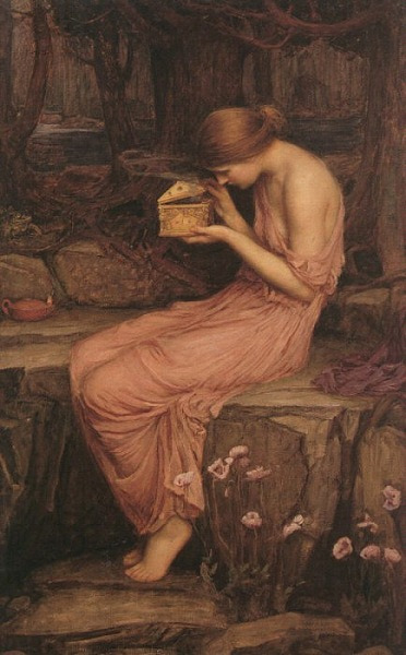John William Waterhouse, Psyche Opening the Golden Chest, 1903, private collection..jpg