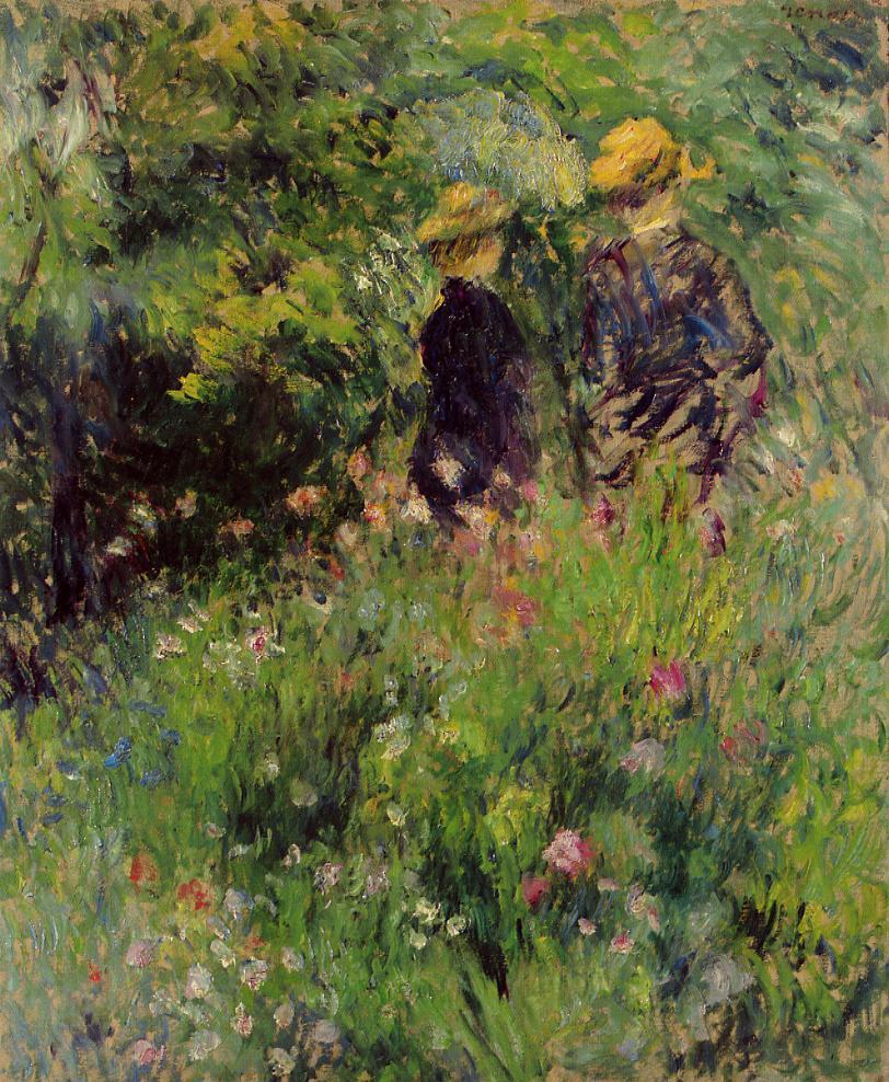 Pierre-Auguste Renoir, Conversation In A Rose Garden, 1876, Private Collection.jpg