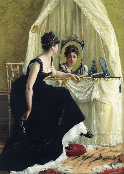 Gustave Leonard de Jonghe, Vanity, 19th century, Private collection.jpg