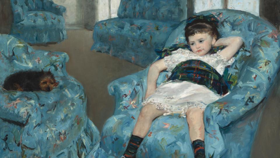 Mary Cassatt, Little Girl in a Blue Armchair, 1878, National Gallery of Art, Washington, DC..jpg