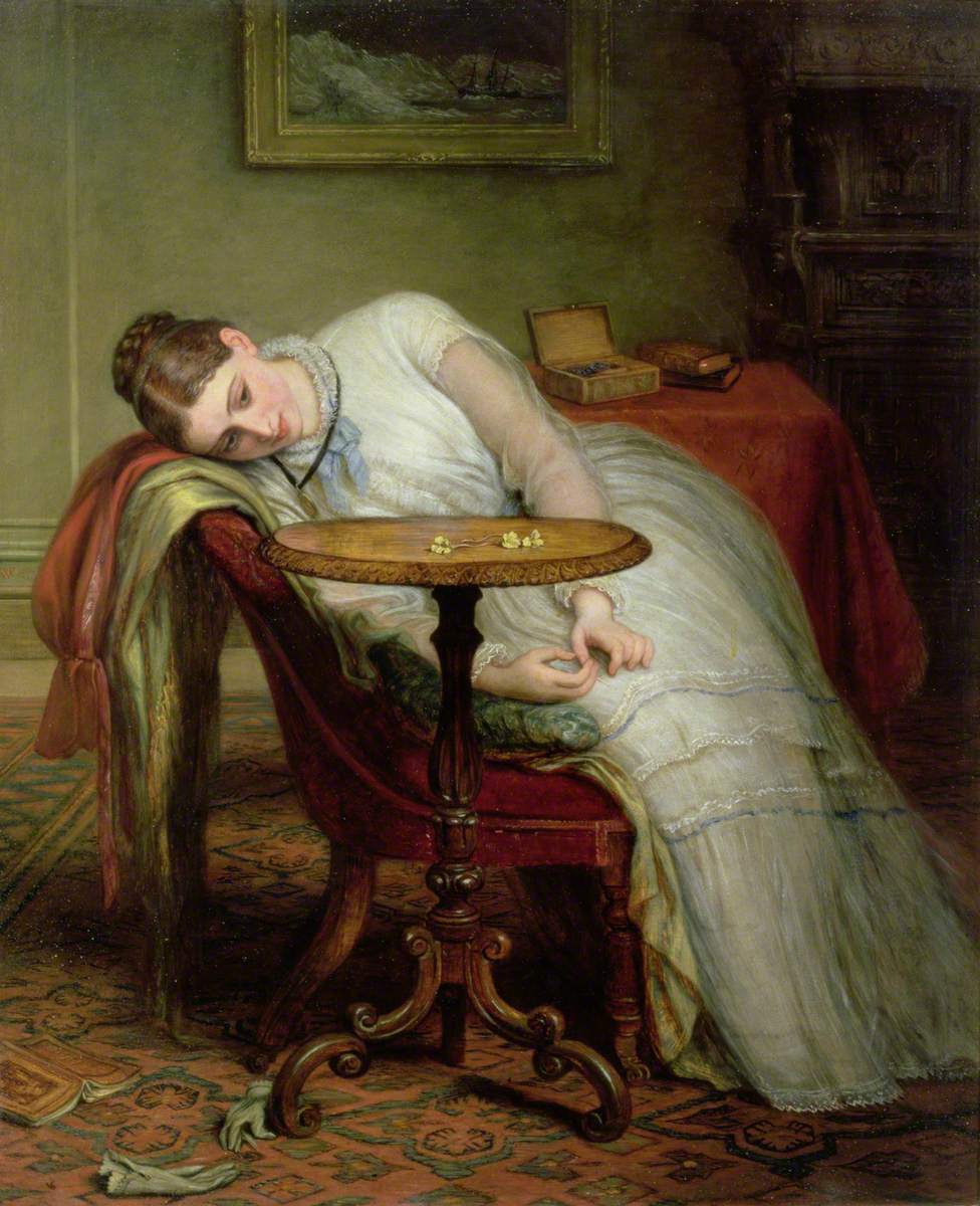 Charles West Cope, Hope Deferred, and Hopes and Fears that Kindle Hope, before 1877.jpg