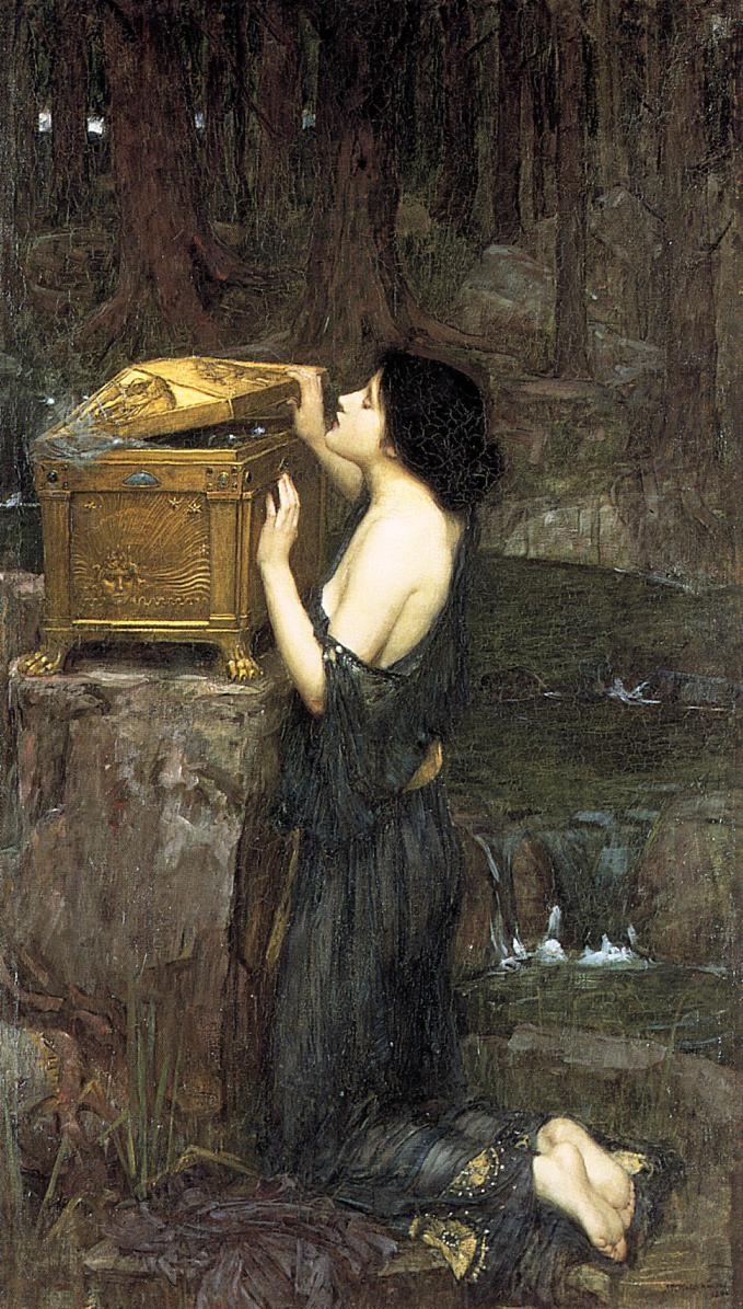 John William Waterhouse, Pandora, 1896, private collection..jpg