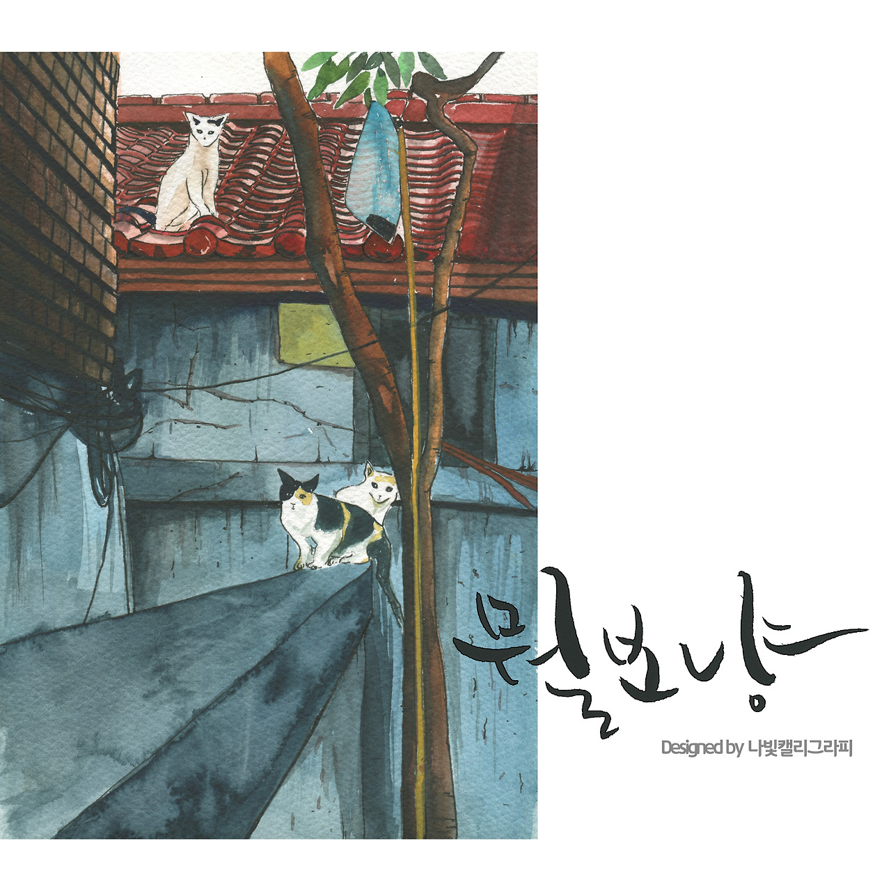 11. 길고양이 _ 나빛 캘리그라피.jpg