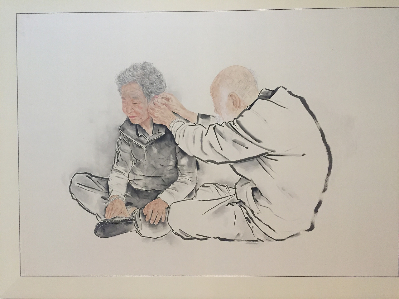 '수묵정신' 전의 김호석 작가 작품 .jpg