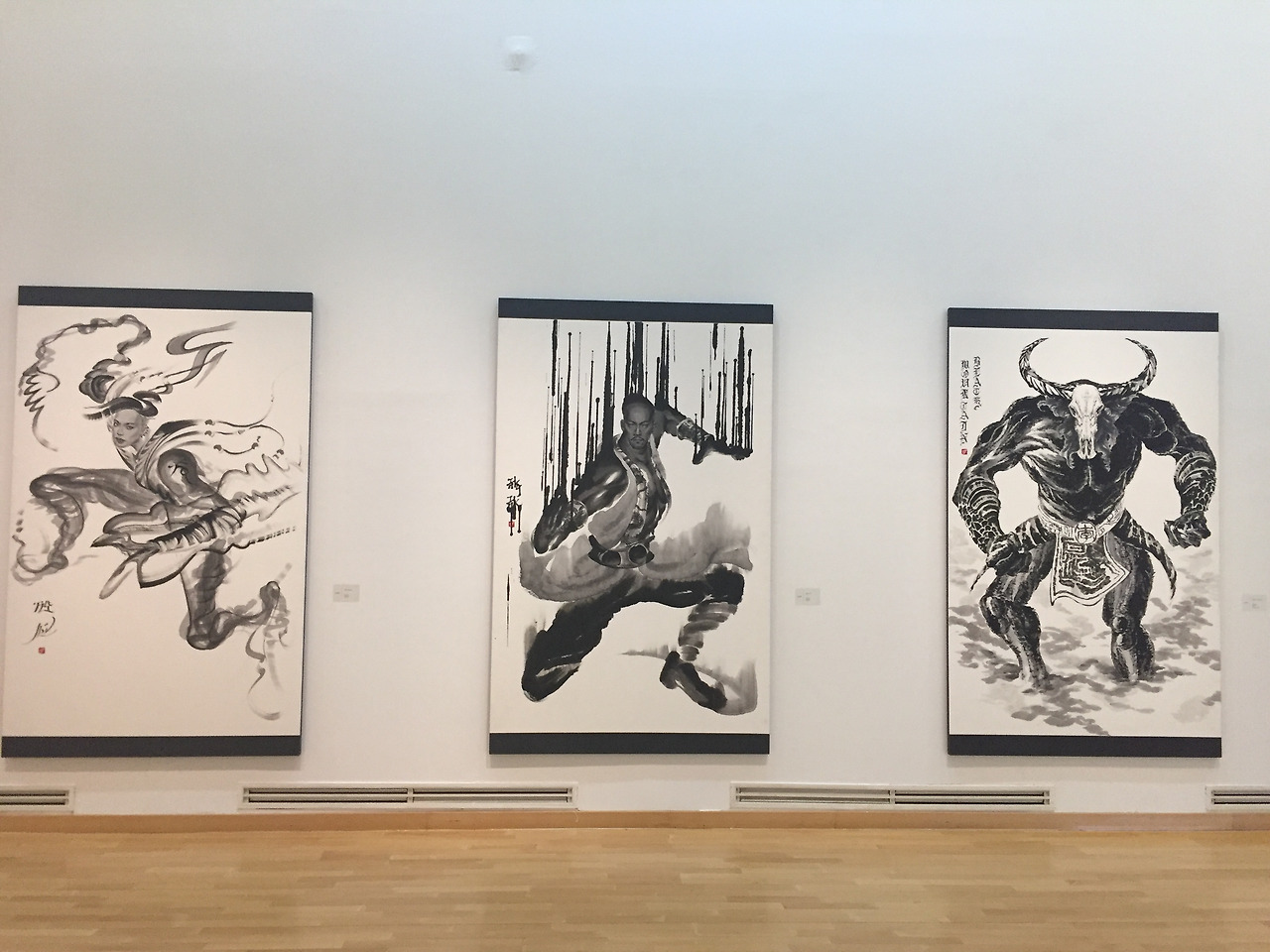 손동현 작가의 작품들. 우리 시대의 수묵에 대한 확장 가능성을 제시한다.jpg