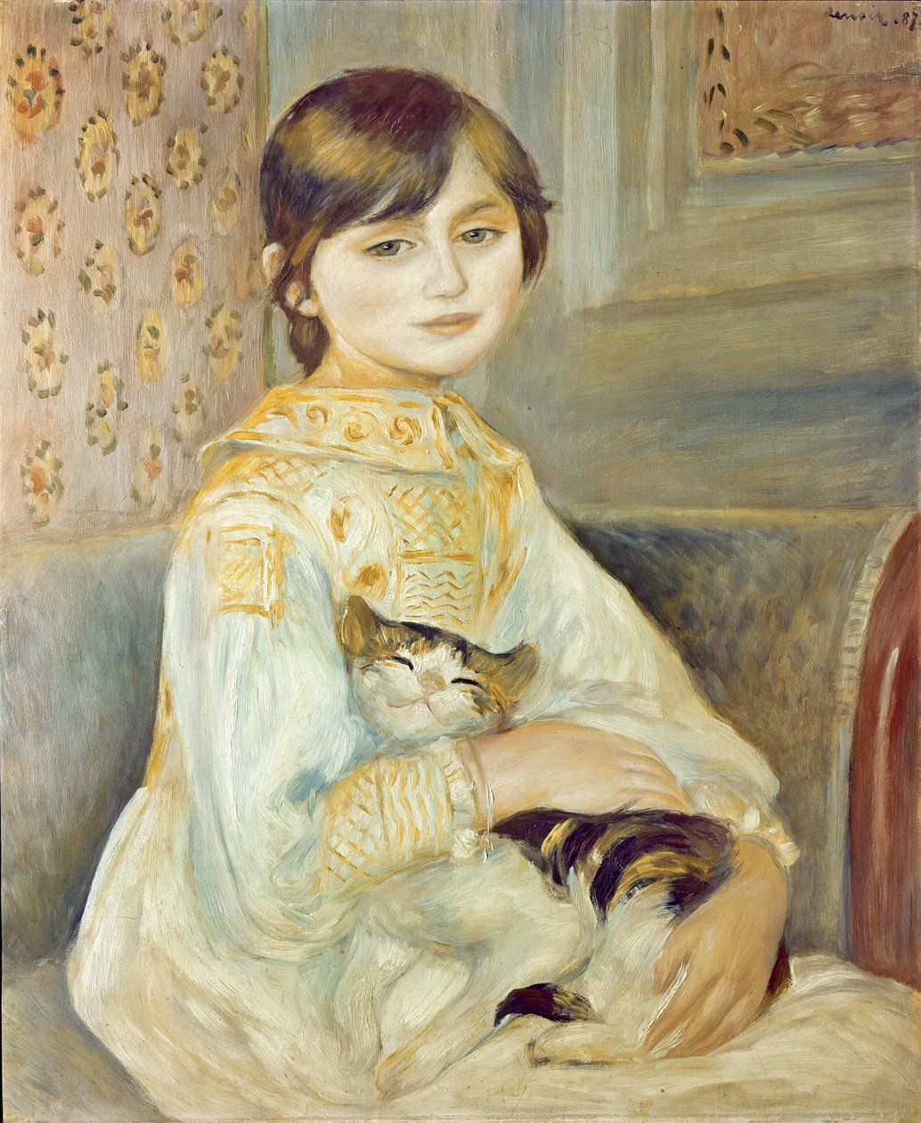 Pierre Auguste Renoir - Julie Manet with Cat 1887  - (MeisterDrucke-75570).jpg