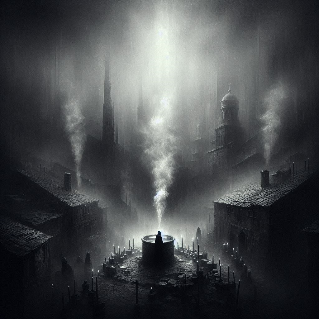 A dark image expressing a somber mood with a grayish tone.jpg