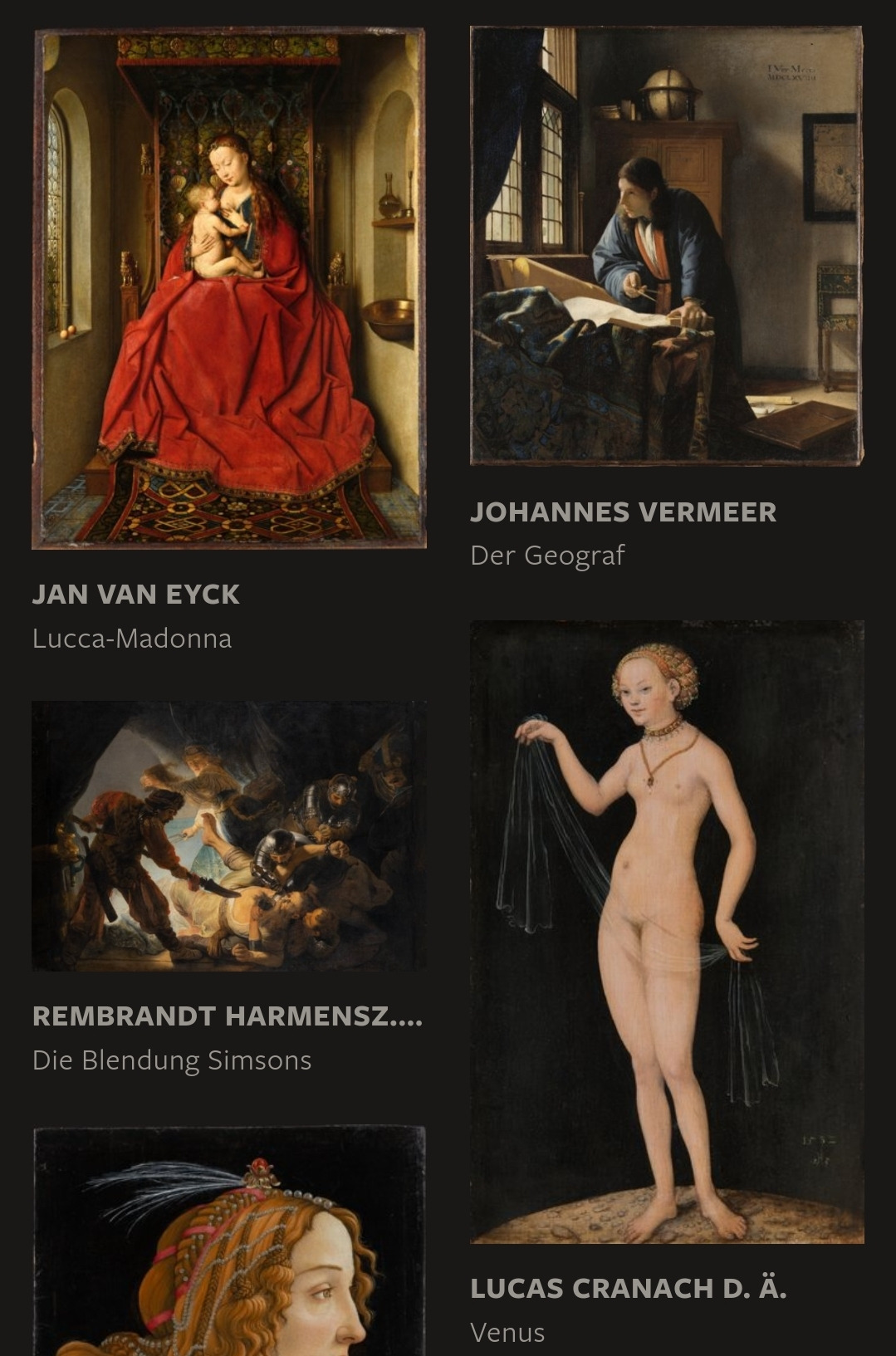 얀반에크, 페르메르 지리학자, 렘브란트, 크라나흐.jpg